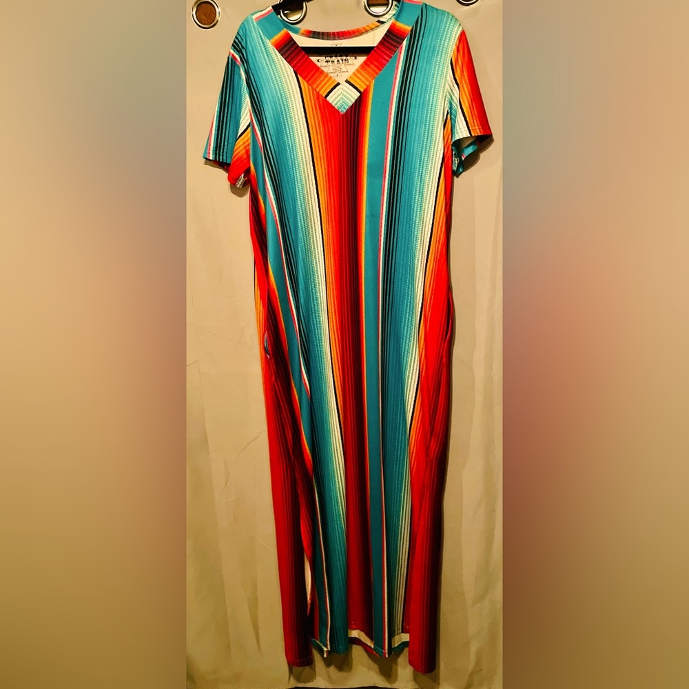 Crazy Train Sunday Sunrise *** SERAPE dress